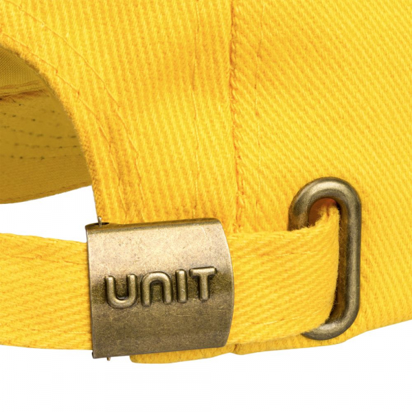 Бейсболка Unit Smart, черная со светло-желтым - купить оптом