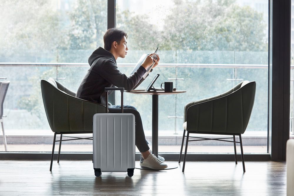 Чемодан Danube Luggage, белый - купить оптом