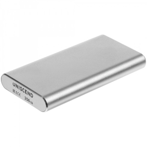 Портативный внешний диск SSD Uniscend Drop, 256 Гб, серебристый - купить оптом
