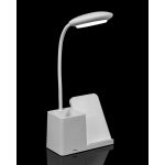 Лампа с органайзером и беспроводной зарядкой writeLight, белая, фото 11