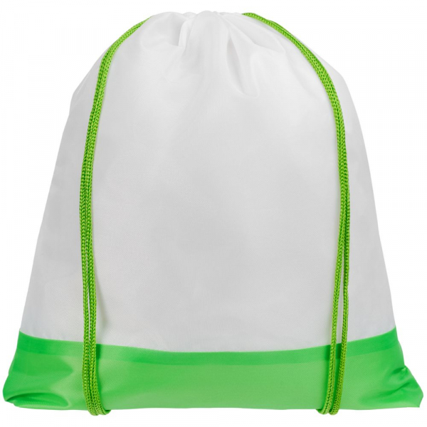 Рюкзак детский Classna, белый с зеленым - купить оптом