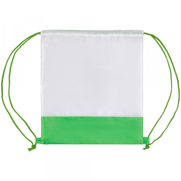 Рюкзак детский Classna, белый с зеленым - купить оптом