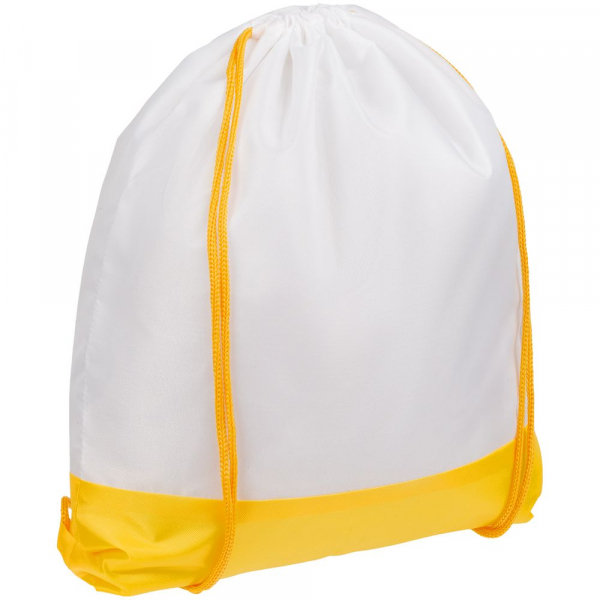Рюкзак детский Classna, белый с желтым - купить оптом