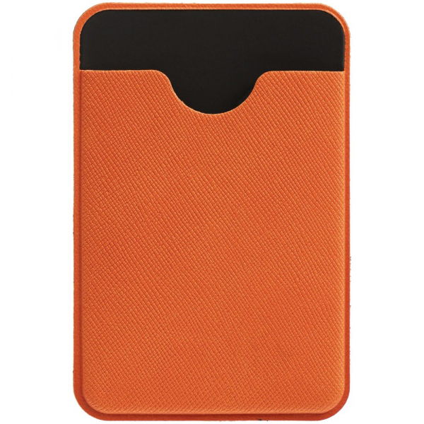 Чехол для карты на телефон Devon, оранжевый - купить оптом