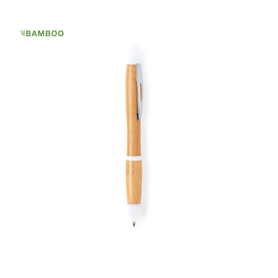 DAFEN, ручка шариковая, белый, бамбук, пластик, металл, фото 1