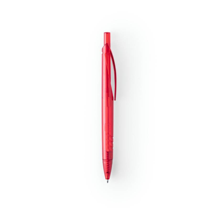 Ручка шариковая ANDRIO, RPET пластик, красный, фото 2