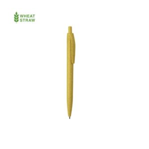 WIPPER, ручка шариковая, желтый, пластик с пшеничным волокном - купить оптом