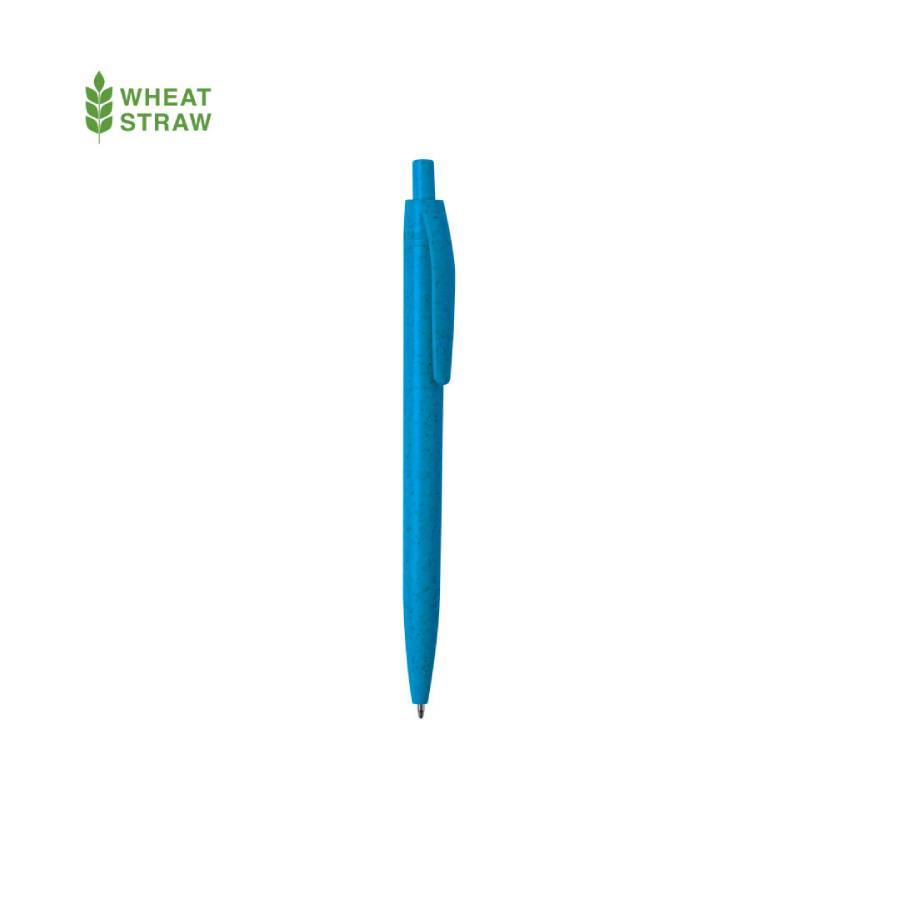 WIPPER, ручка шариковая, синий, пластик с пшеничным волокном, фото 1