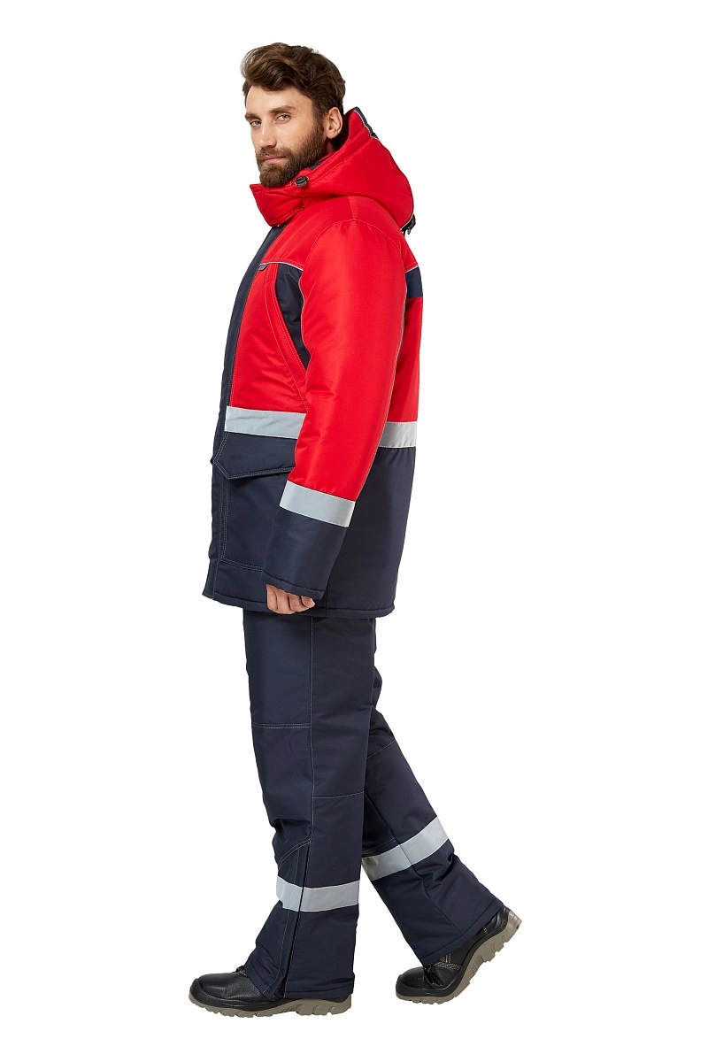 Куртка рабочая мужская зимняя "Сунтар" цвет красный, фото 1