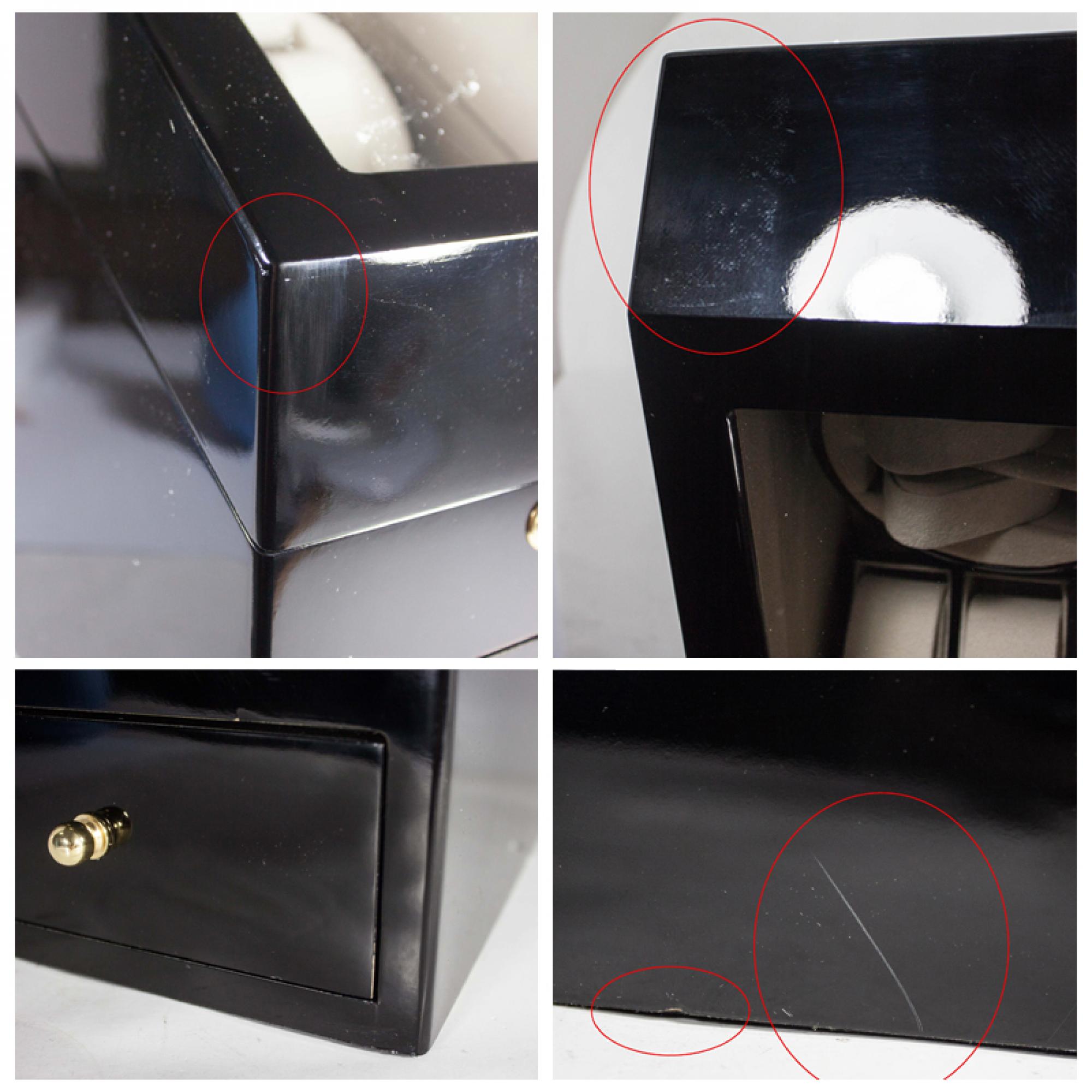 Шкатулка для часов с подзаводом, цвет черный, фото 2