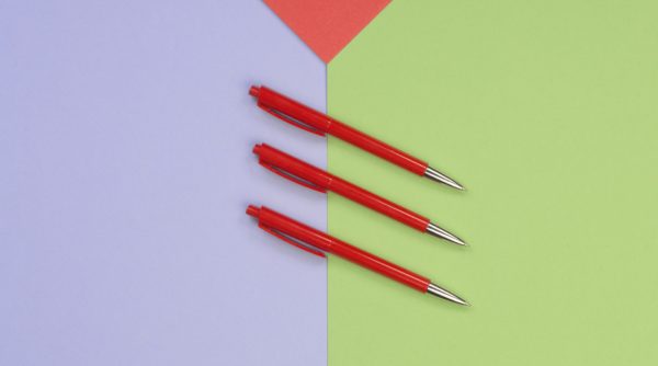 Ручка шариковая ZENO M, цвет красный - купить оптом