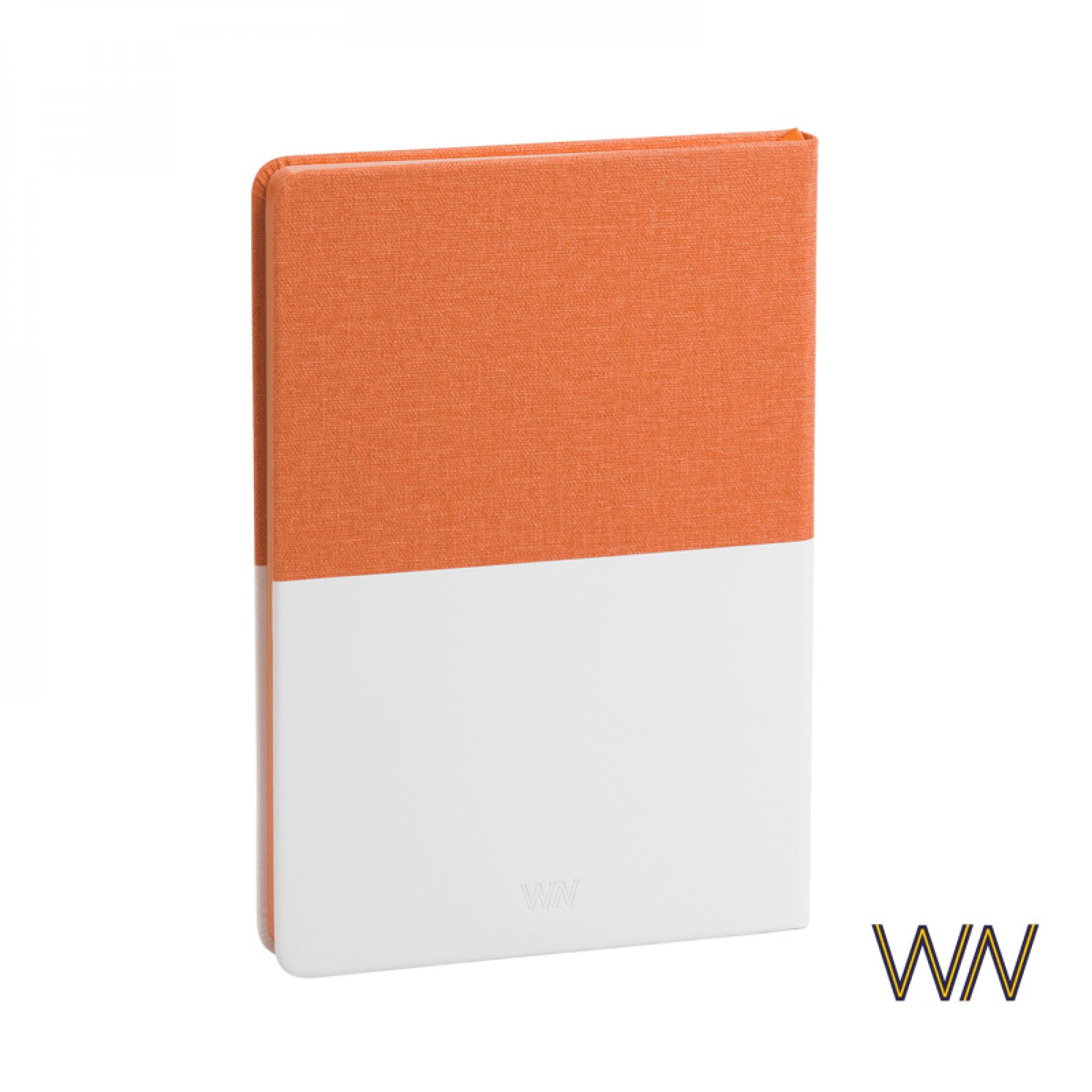 Ежедневник недатированный "Палермо", А5, цвет оранжевый с белым, фото 5