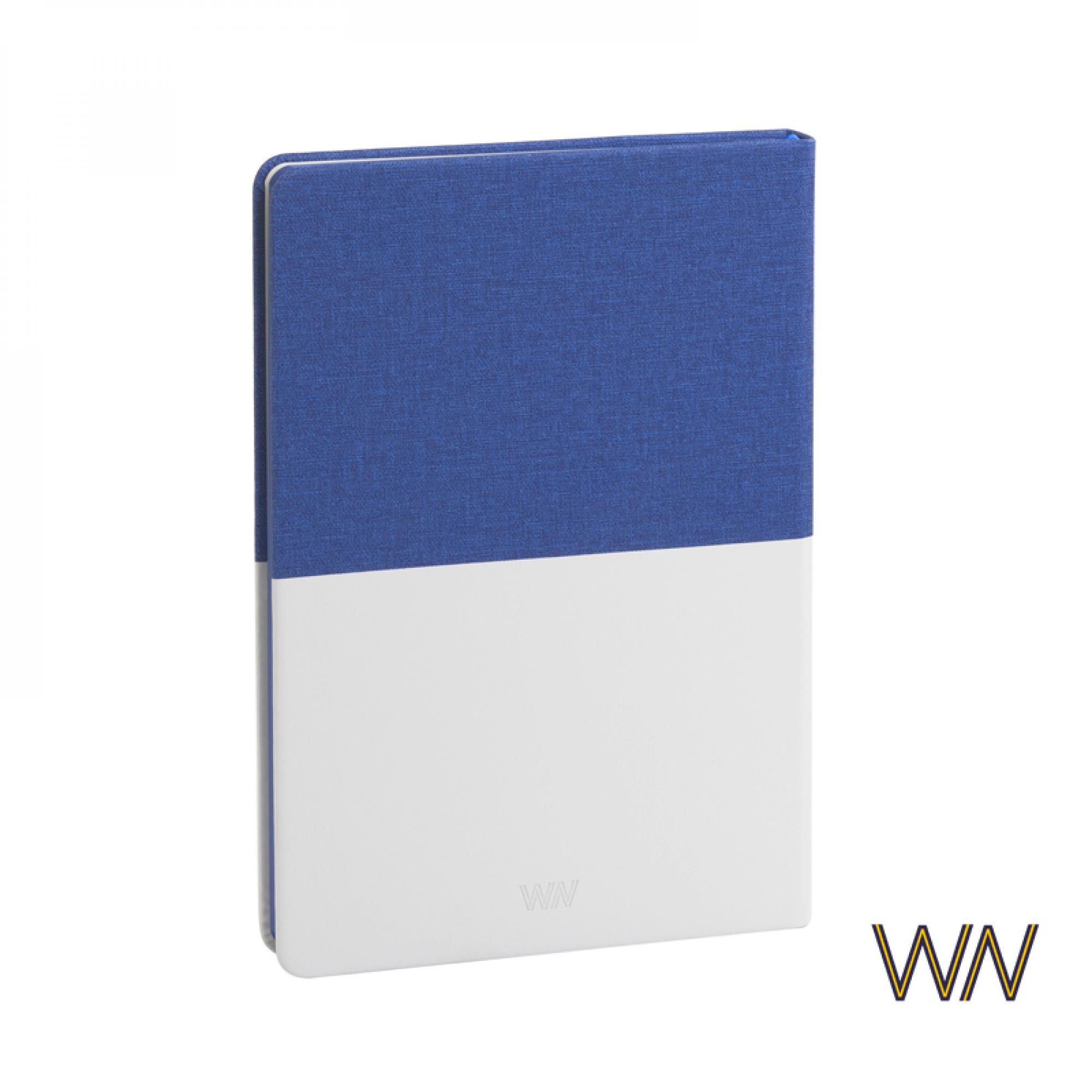 Ежедневник недатированный "Палермо", А5, цвет синий с белым, фото 5