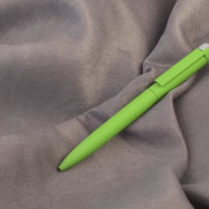 Ручка шариковая "Jupiter", покрытие soft touch, цвет зеленое яблоко - купить оптом