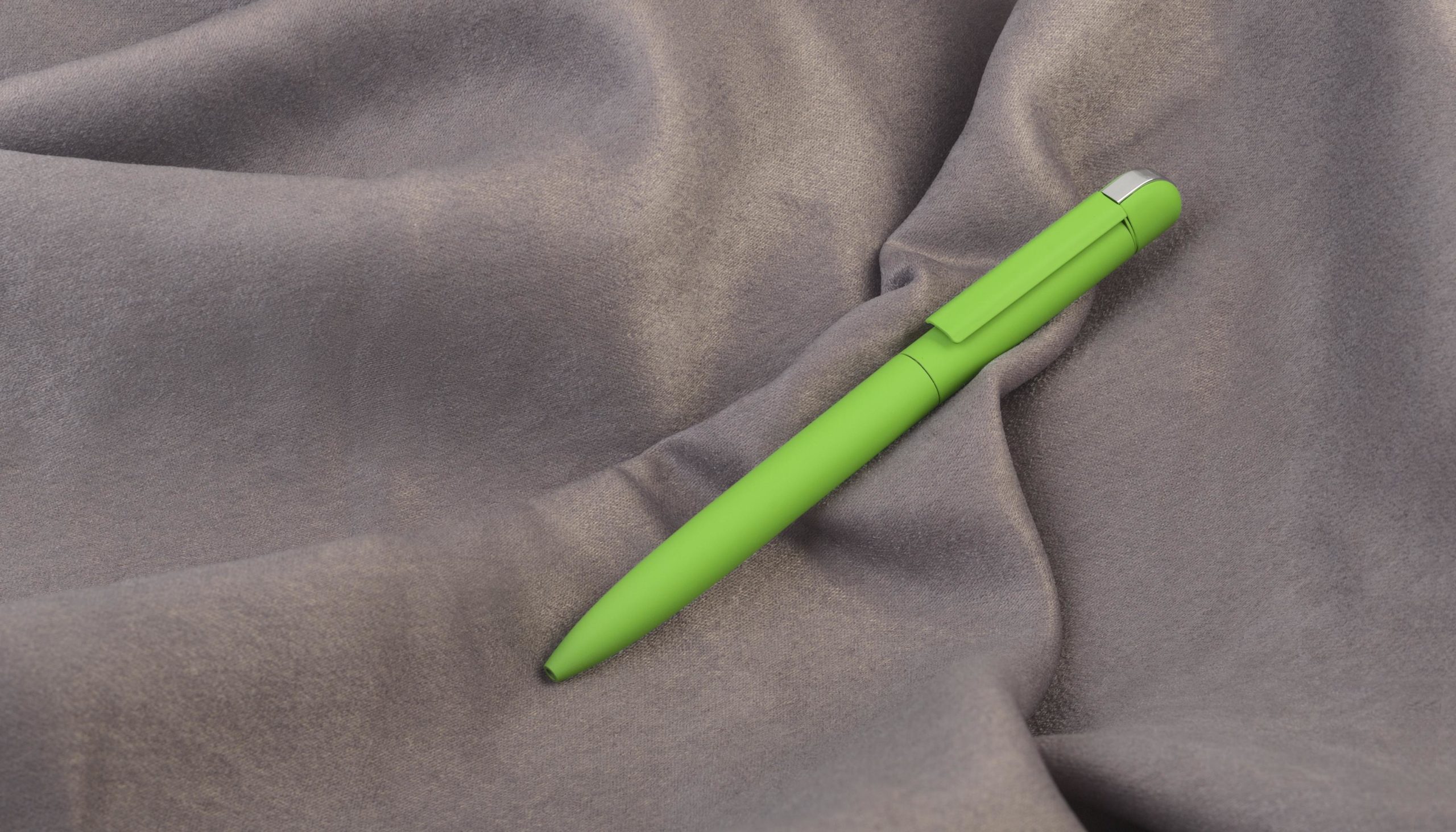 Ручка шариковая "Jupiter", покрытие soft touch, цвет зеленое яблоко, фото 1