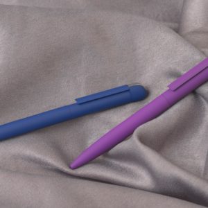 Ручка шариковая "Jupiter", покрытие soft touch, цвет темно-синий - купить оптом