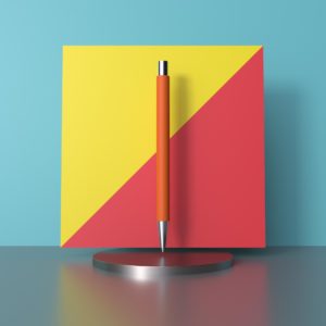 Ручка шариковая "Aurora", покрытие soft touch, цвет оранжевый - купить оптом