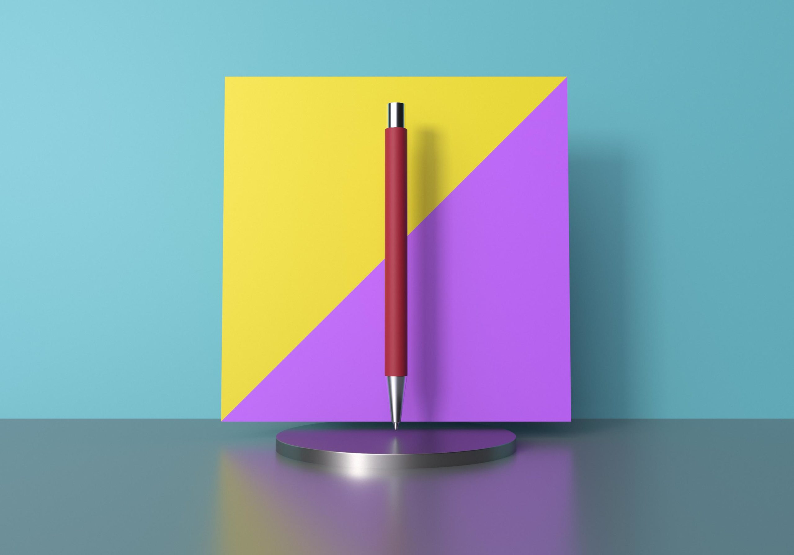 Ручка шариковая "Aurora", покрытие soft touch, цвет красный, фото 2