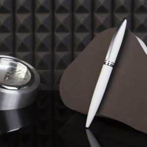 Ручка шариковая "Rocket", покрытие soft touch, цвет белый - купить оптом