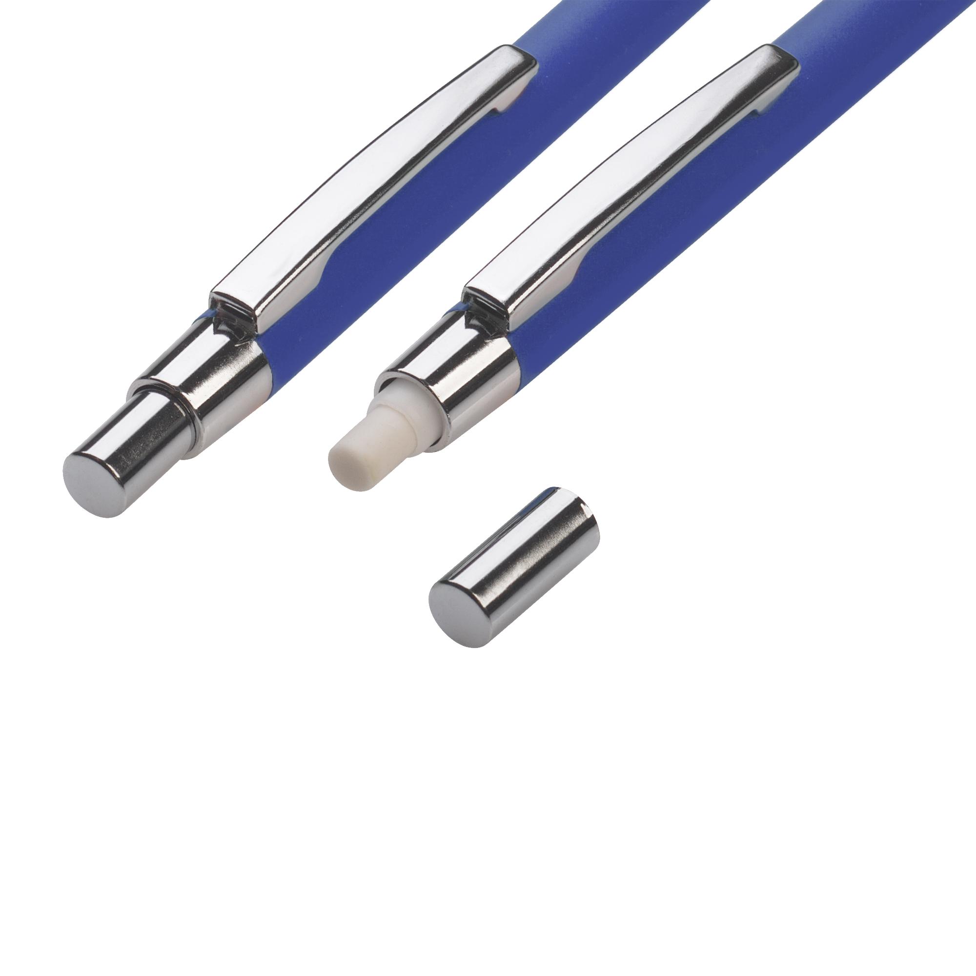 Набор "Ray" (ручка+карандаш), покрытие soft touch, цвет синий, фото 2