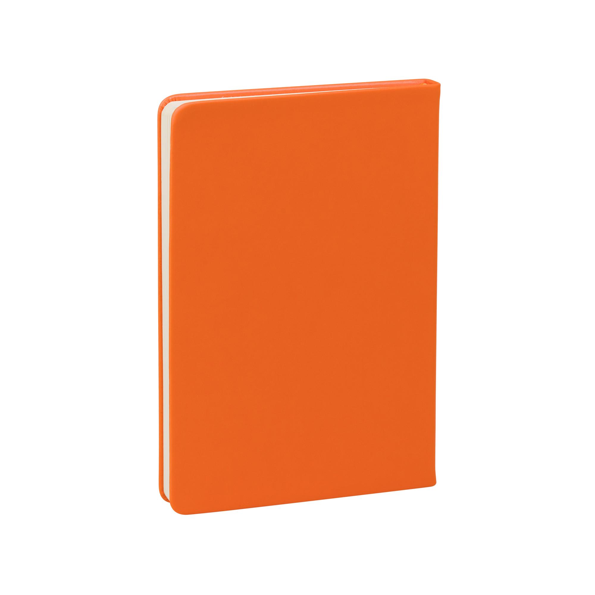 Ежедневник недатированный "Милан", А5, покрытие soft touch, цвет оранжевый, фото 1