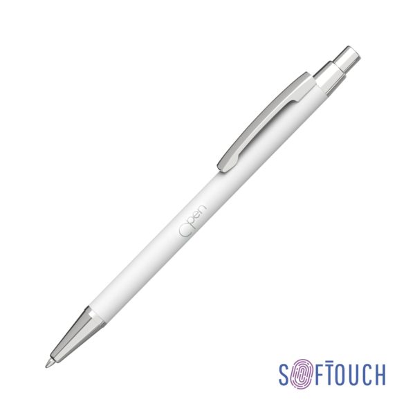 Ручка шариковая "Ray", покрытие soft touch, цвет белый - купить оптом