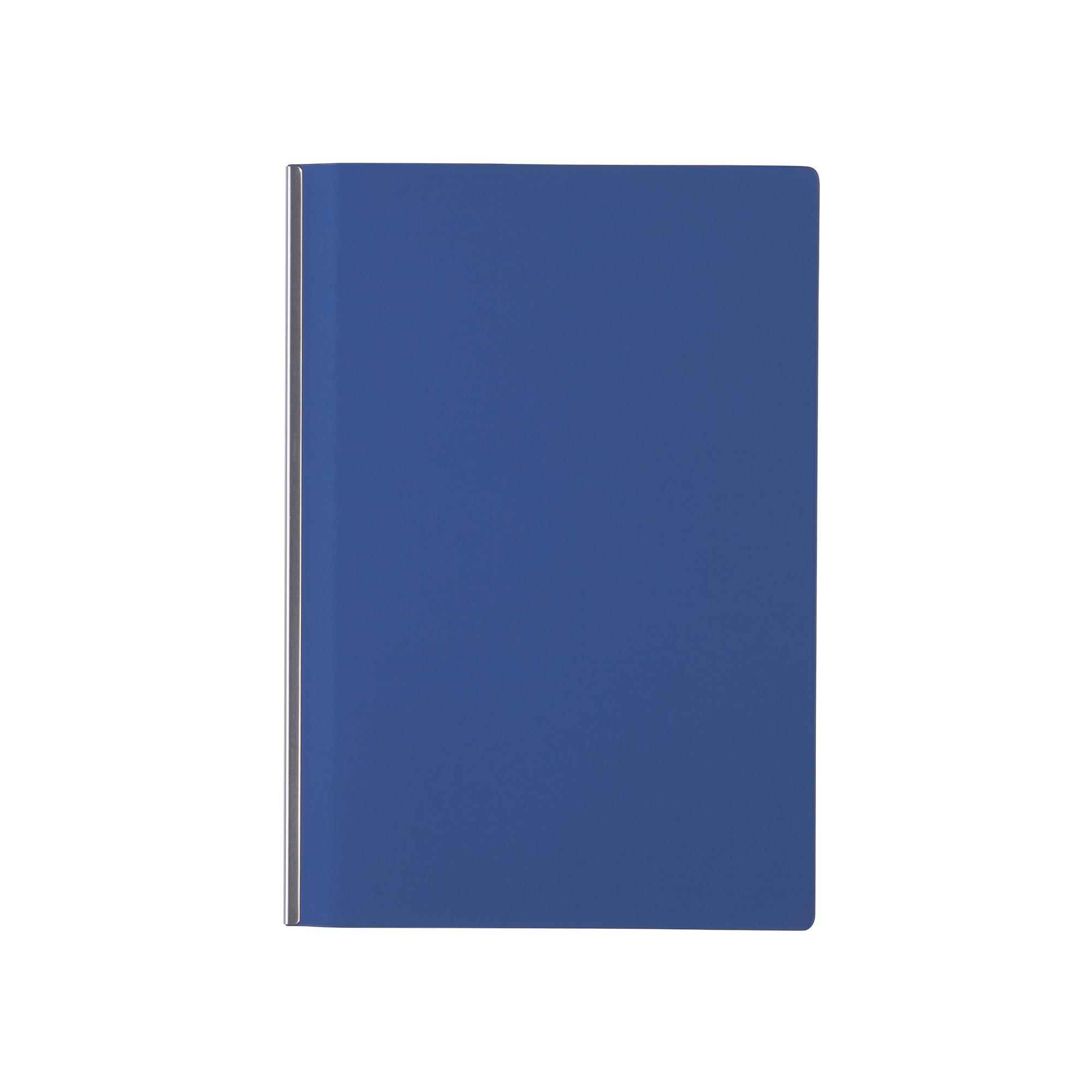Блокнот "Фьюджи", формат А5, покрытие soft touch+пробка, цвет синий - купить оптом