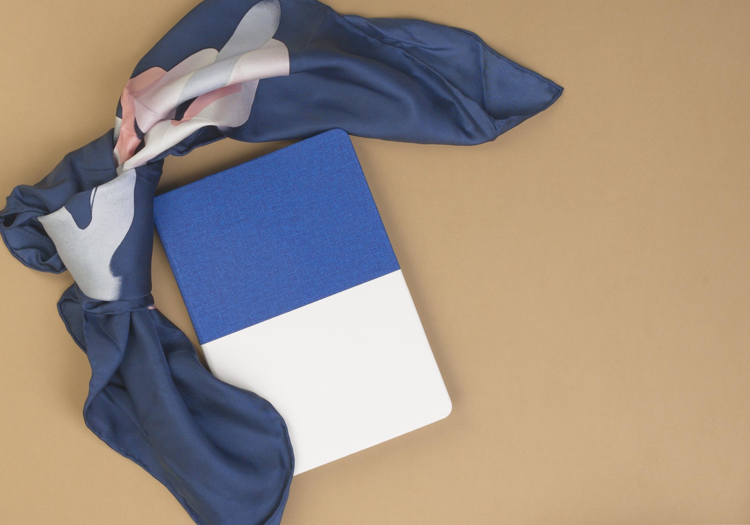 Ежедневник недатированный "Палермо", А5, цвет синий с белым, фото 1