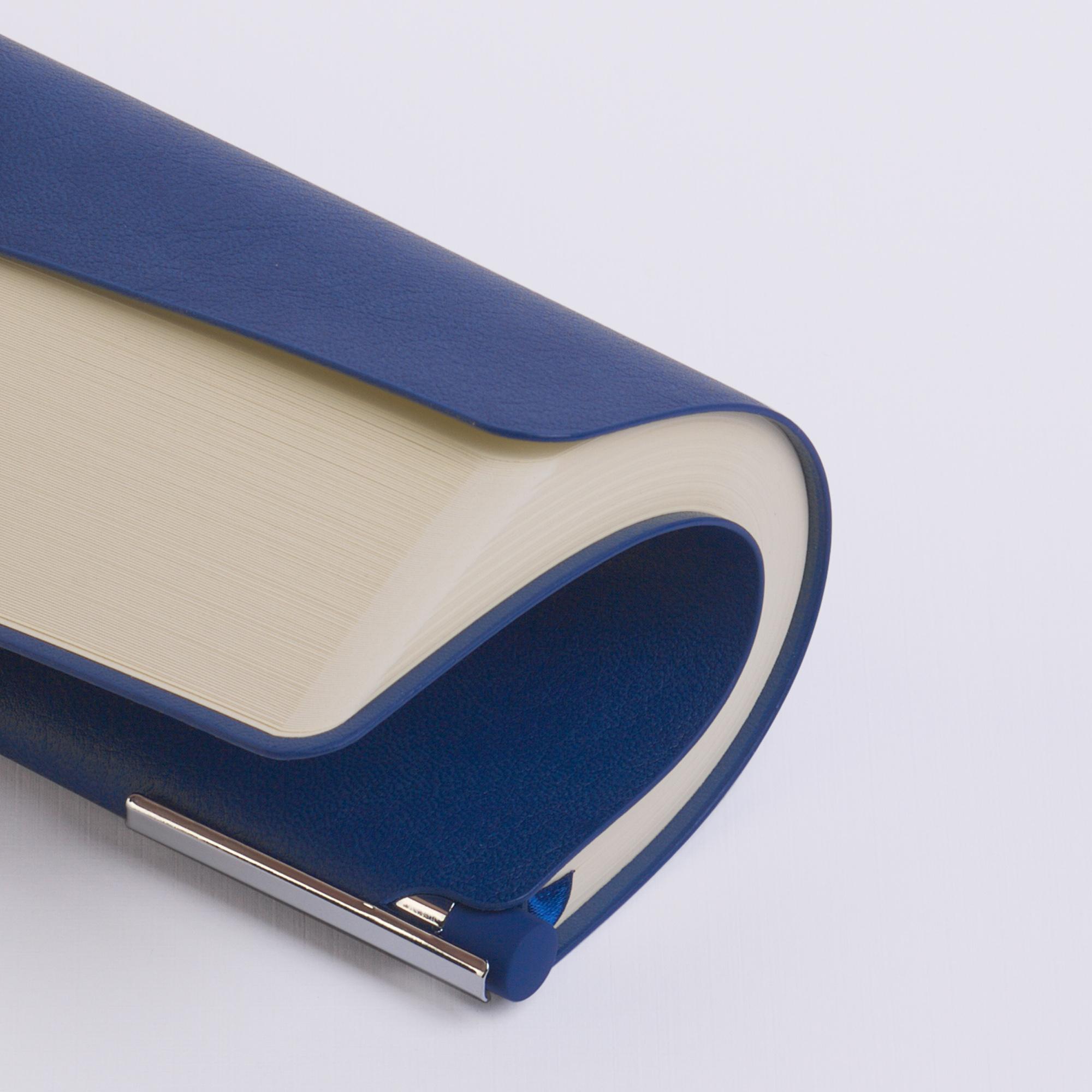 Ежедневник недатированный "Альба", формат А5, гибкая обложка, цвет синий, фото 3
