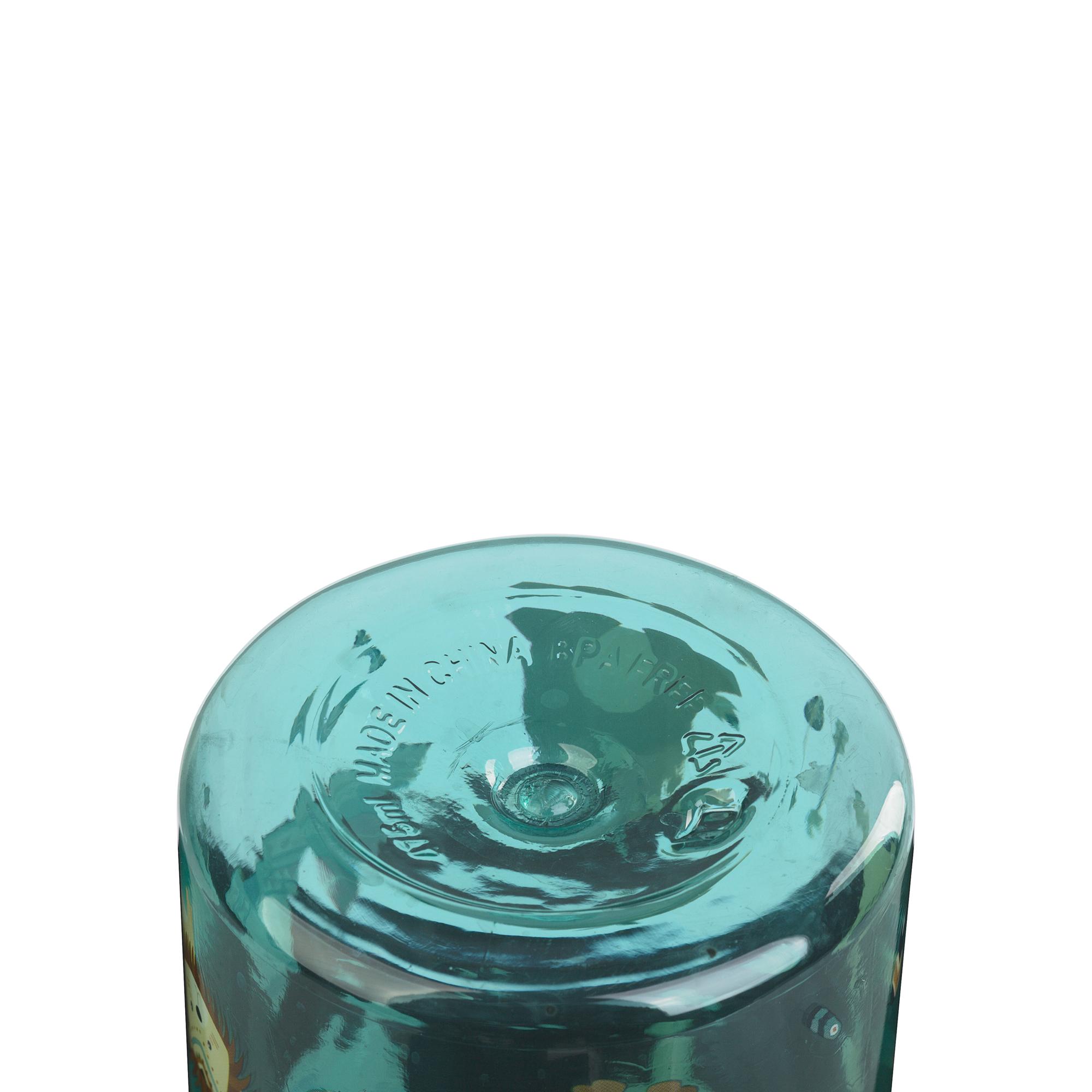 Набор с детским принтом (ланч-бокс, бутылка 0,45 л), цвет зеленый, фото 5