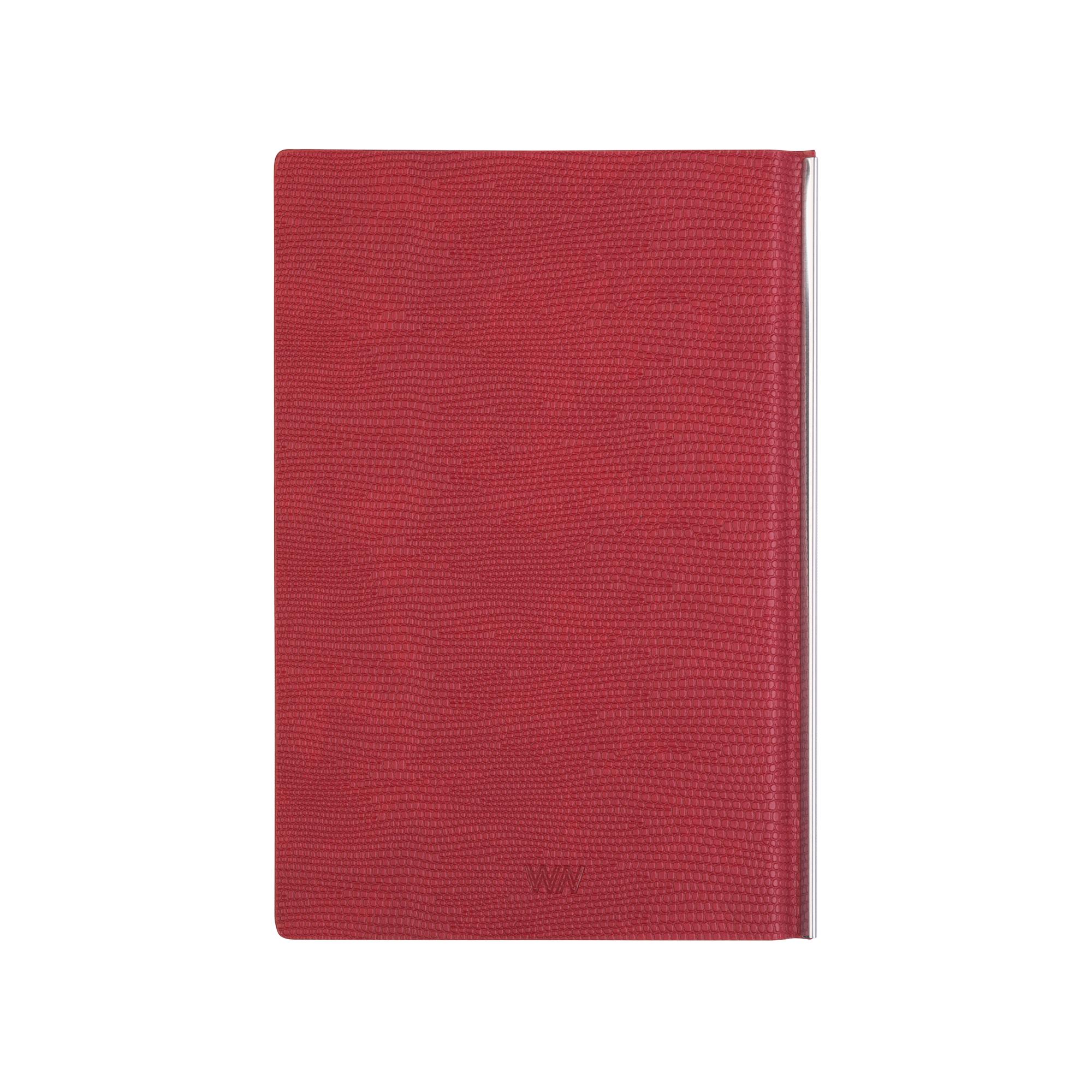 Блокнот "Венеция", А5, гибкая обложка, цвет красный, фото 2