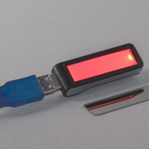 Флеш-карта "Зажигай" 8GB, подсветка логотипа , цвет черный с серебристым - купить оптом