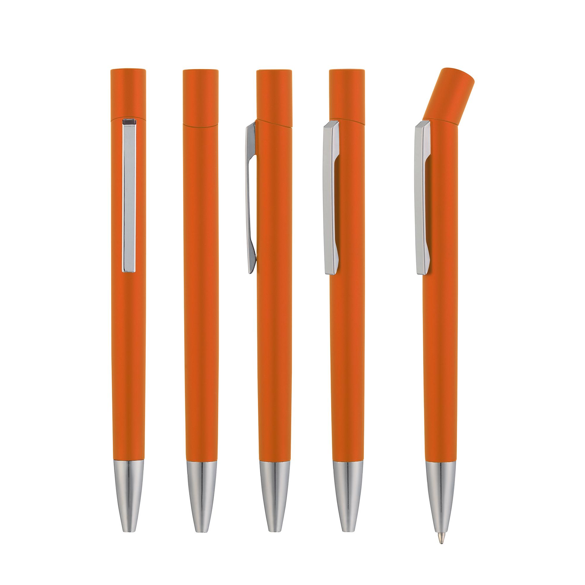 Ручка шариковая "George", цвет оранжевый, фото 3