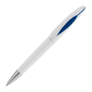 Ручка шариковая "Sophie", цвет белый с синим - купить оптом