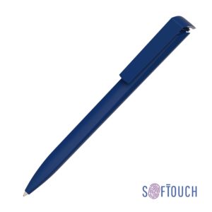 Ручка шариковая TRIAS SOFTTOUCH, цвет темно-синий - купить оптом