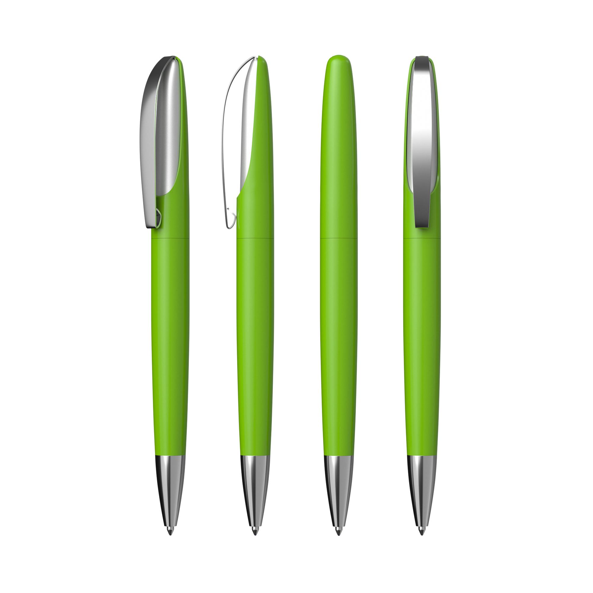 Ручка шариковая "Monica", цвет зеленое яблоко, фото 2