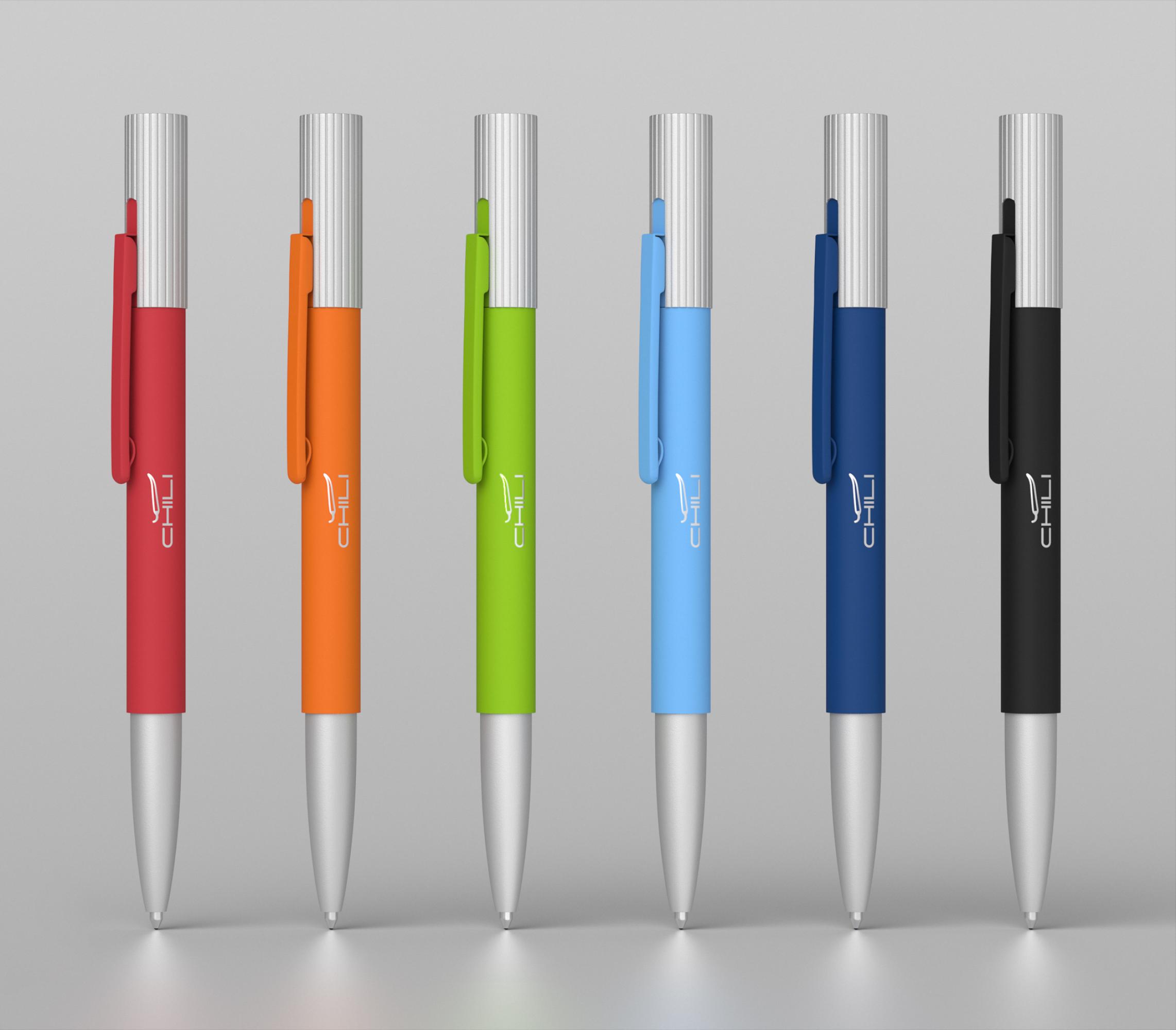 Ручка шариковая "Clas", покрытие soft touch, цвет оранжевый, фото 3