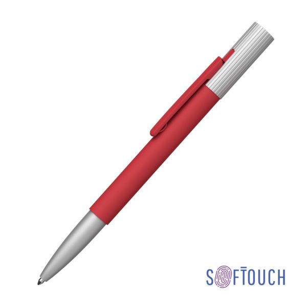 Ручка шариковая "Clas", покрытие soft touch, цвет красный - купить оптом