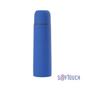 Термос "Крит" 500 мл, покрытие soft touch, цвет синий - купить оптом