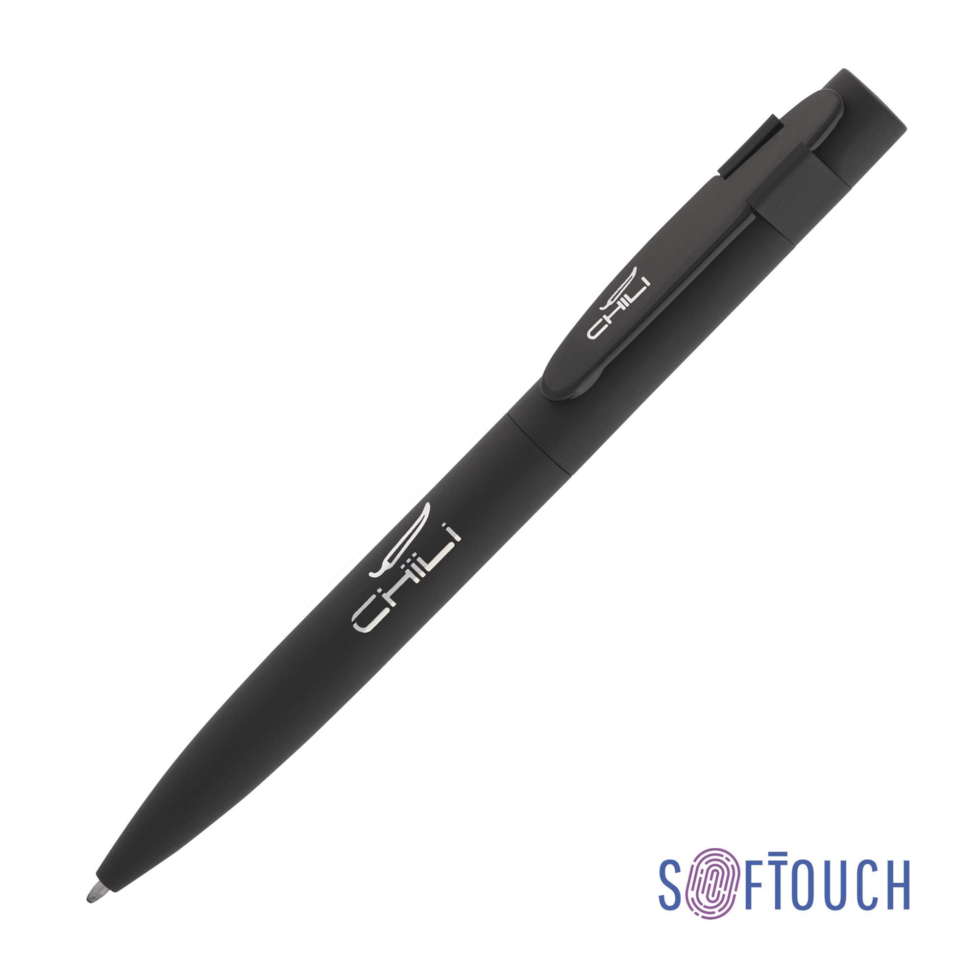 Ручка шариковая Zoom Soft Navy, цвет черный - купить оптом