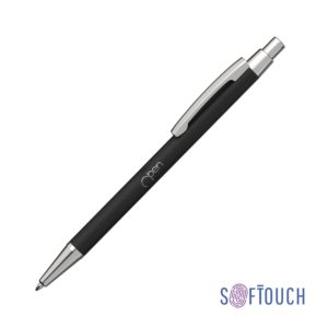 Ручка шариковая "Ray", покрытие soft touch, цвет черный - купить оптом