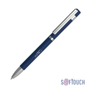 Ручка шариковая "Mars", покрытие soft touch, цвет темно-синий - купить оптом
