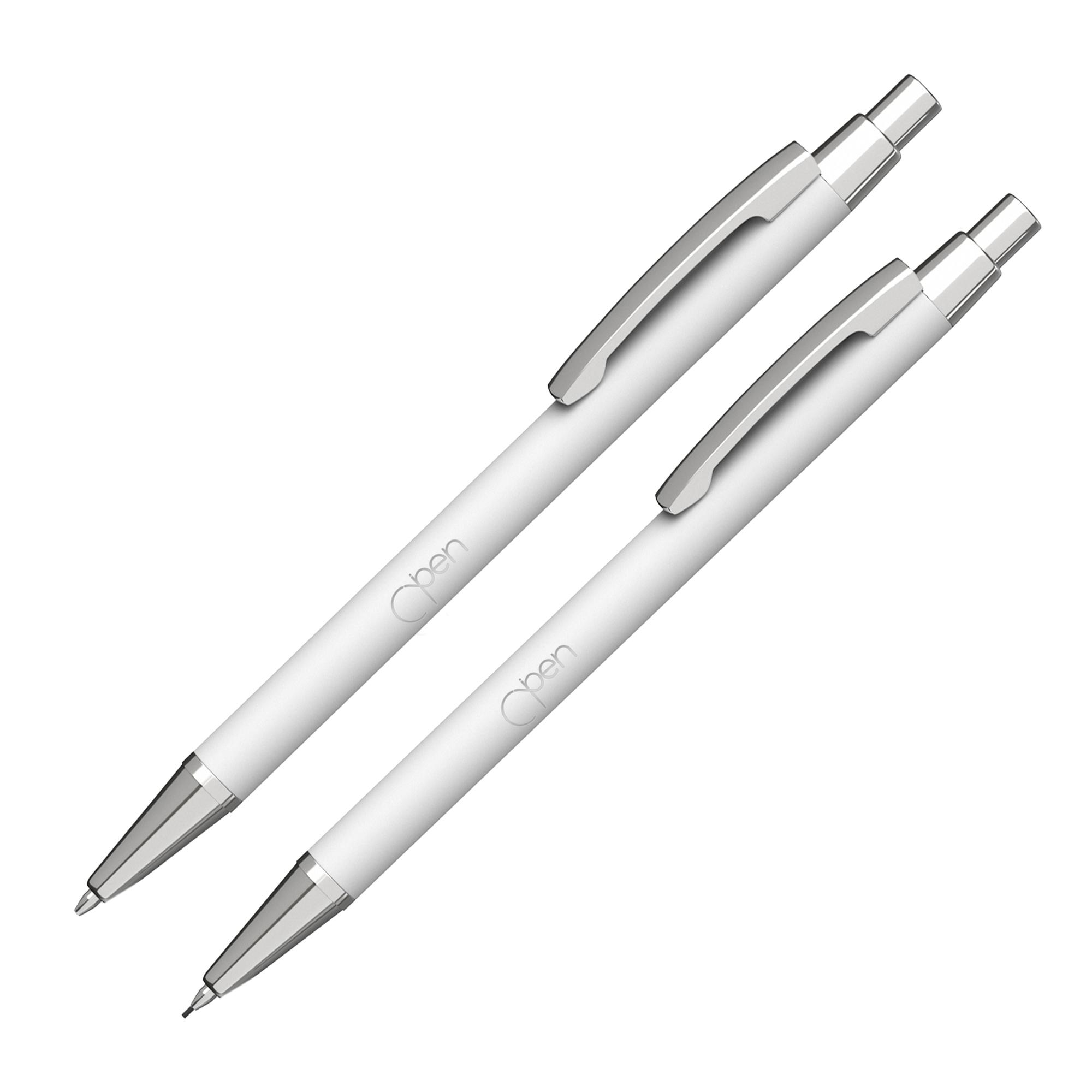 Набор "Ray" (ручка+карандаш), покрытие soft touch, цвет белый, фото 2