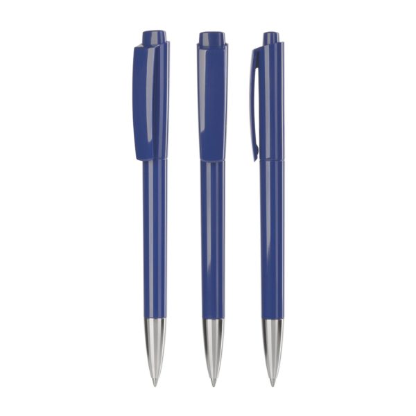 Ручка шариковая ZENO M, цвет темно-синий - купить оптом