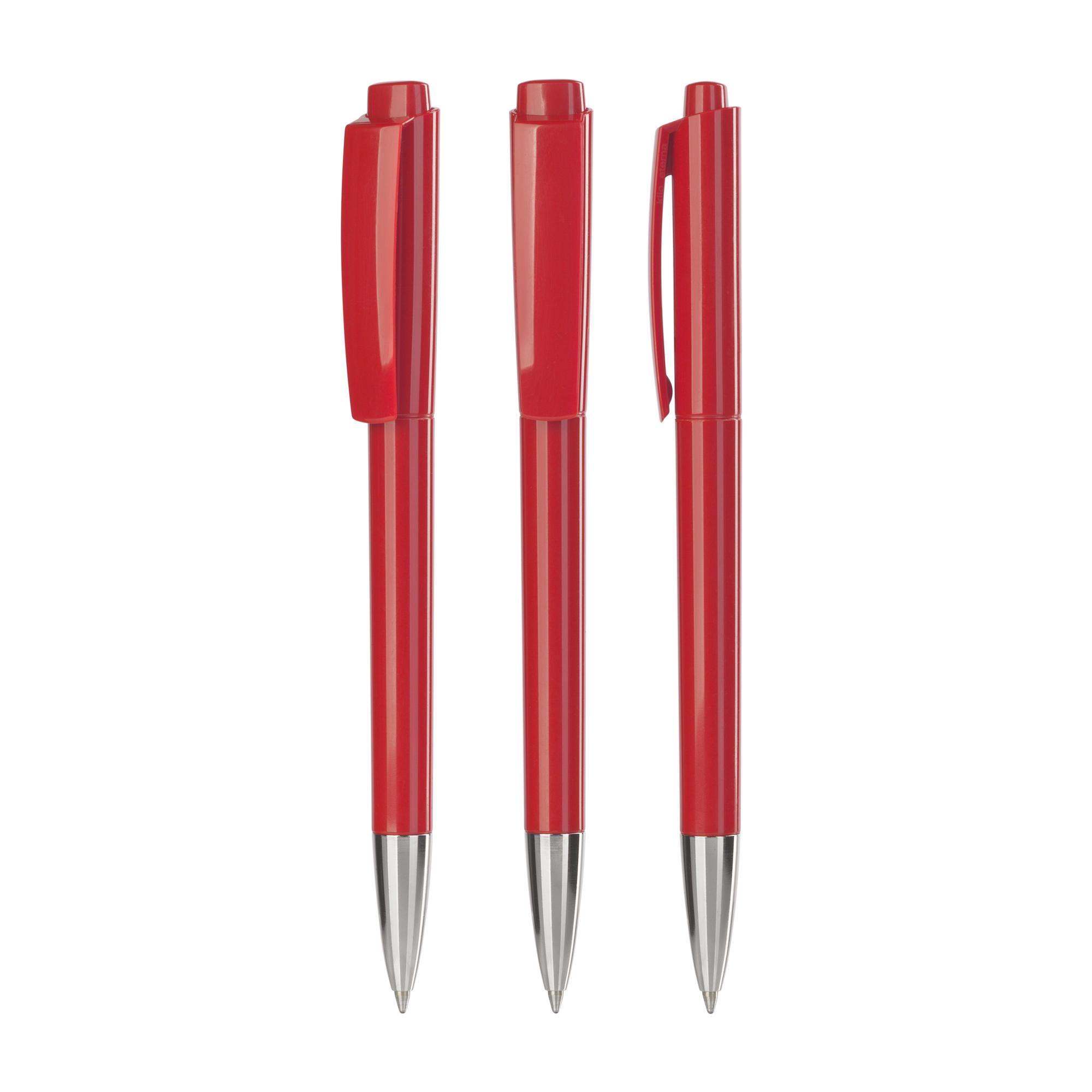 Ручка шариковая ZENO M, цвет красный, фото 3