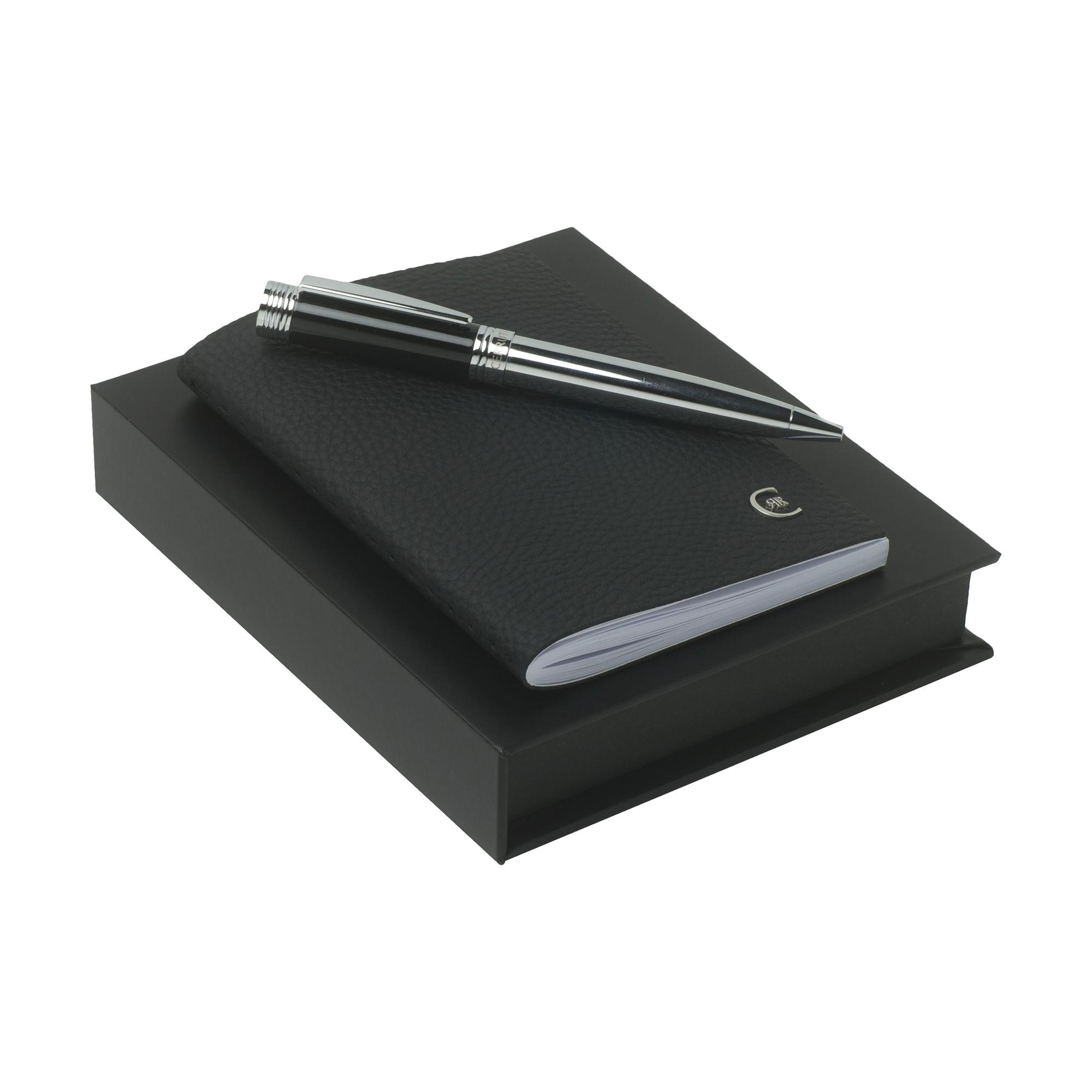 Набор ручка + флеш-карта 16 Гб в футляре, черный, покрытие soft grip, цвет черный - купить оптом