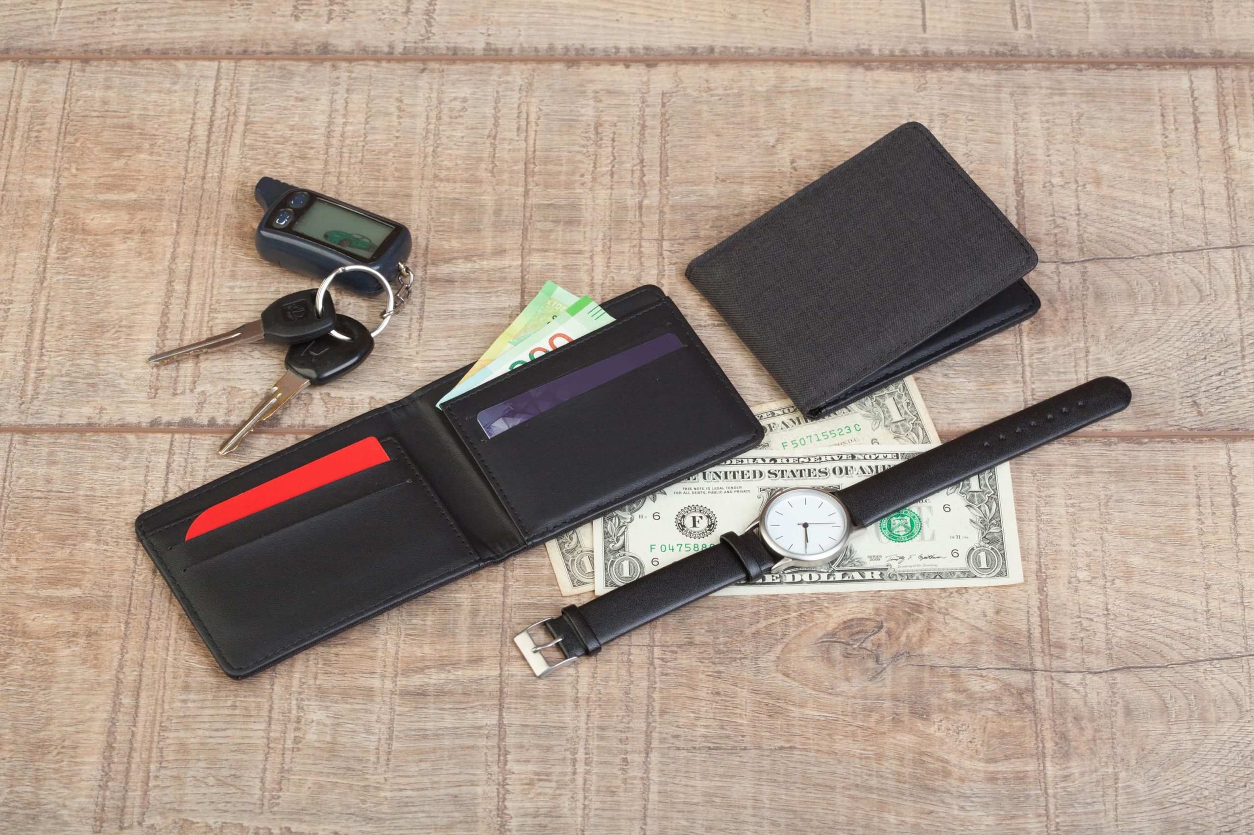 Портмоне с RFID - защитой от считывания данных кредиток, цвет черный, фото 3