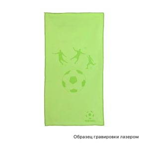 Салфетка из микрофибры спортивная "Тонус", цвет зеленое яблоко - купить оптом