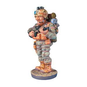 Скульптура "Военный", цвет камуфляж - купить оптом