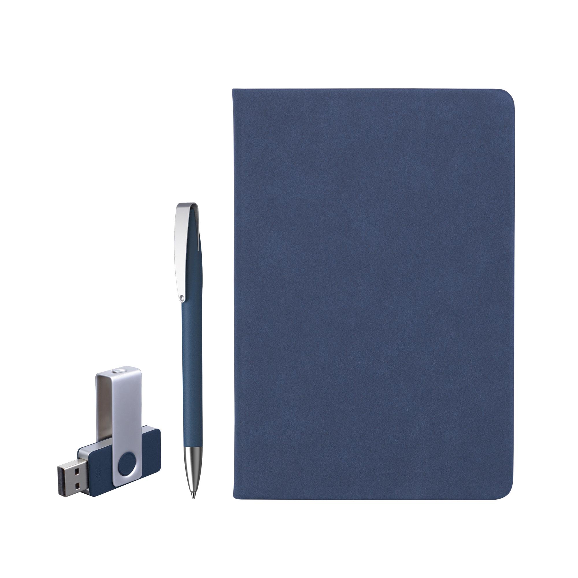 Подарочный набор "Комо", покрытие soft grip, цвет синий, фото 2